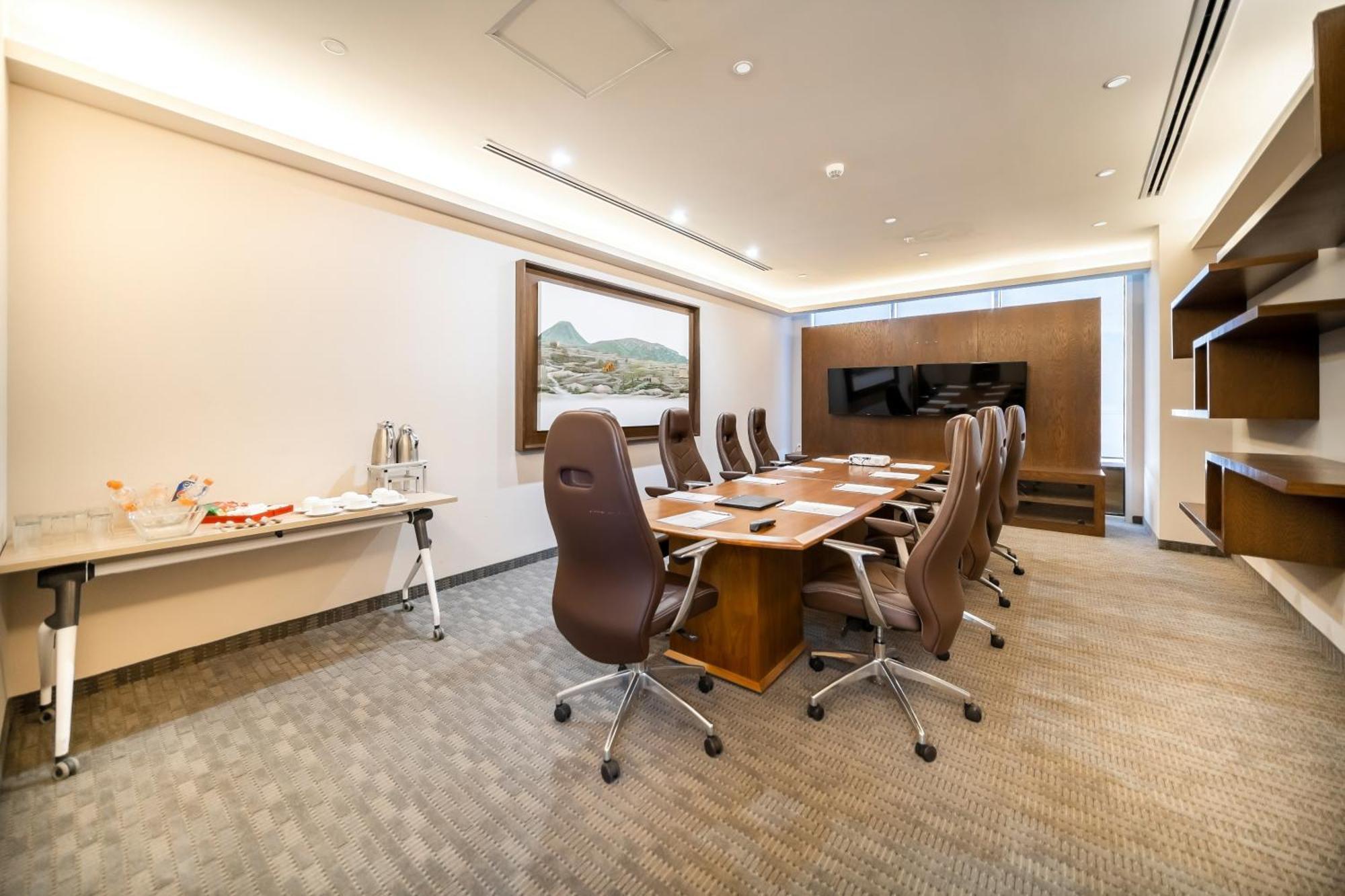 Metria Hotel เลออน ภายนอก รูปภาพ Meeting room at the hotel