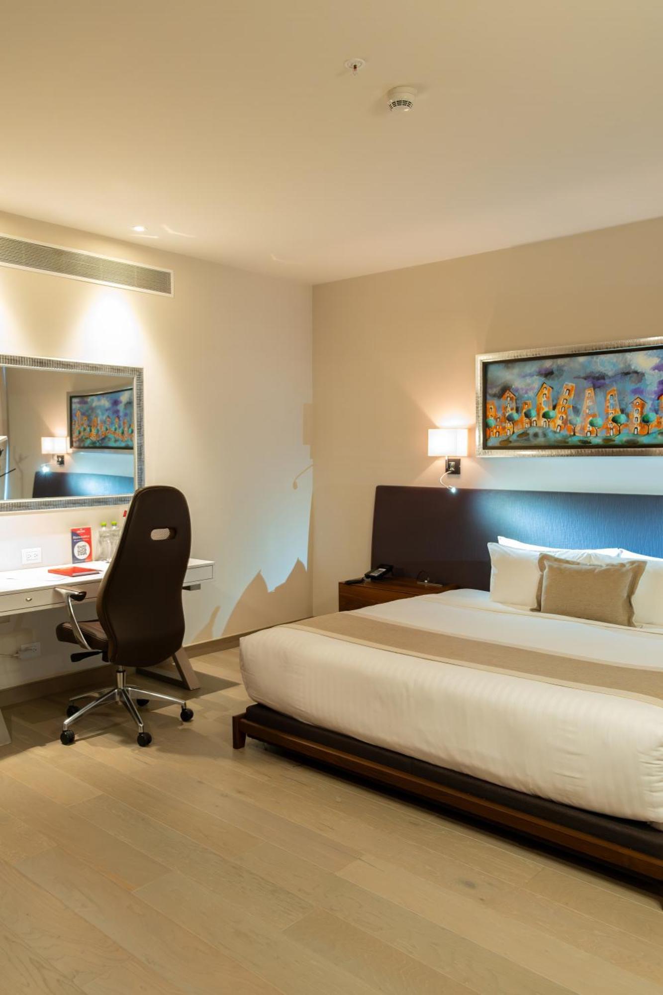 Metria Hotel เลออน ภายนอก รูปภาพ A room at the hotel